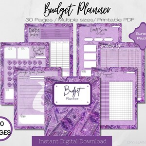 Finance Planner, Printable Financial Journal, Budget Planner Printable, Budget Planner Kit, Budget Binder, Budgeting Planner, Money Planning