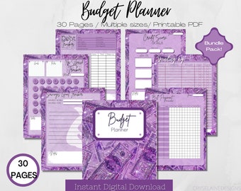 Finance Planner, Printable Financial Journal, Budget Planner Printable, Budget Planner Kit, Budget Binder, Budgeting Planner, Money Planning