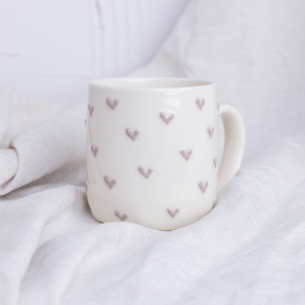 Heart Mug | Homemade Pottery Mug