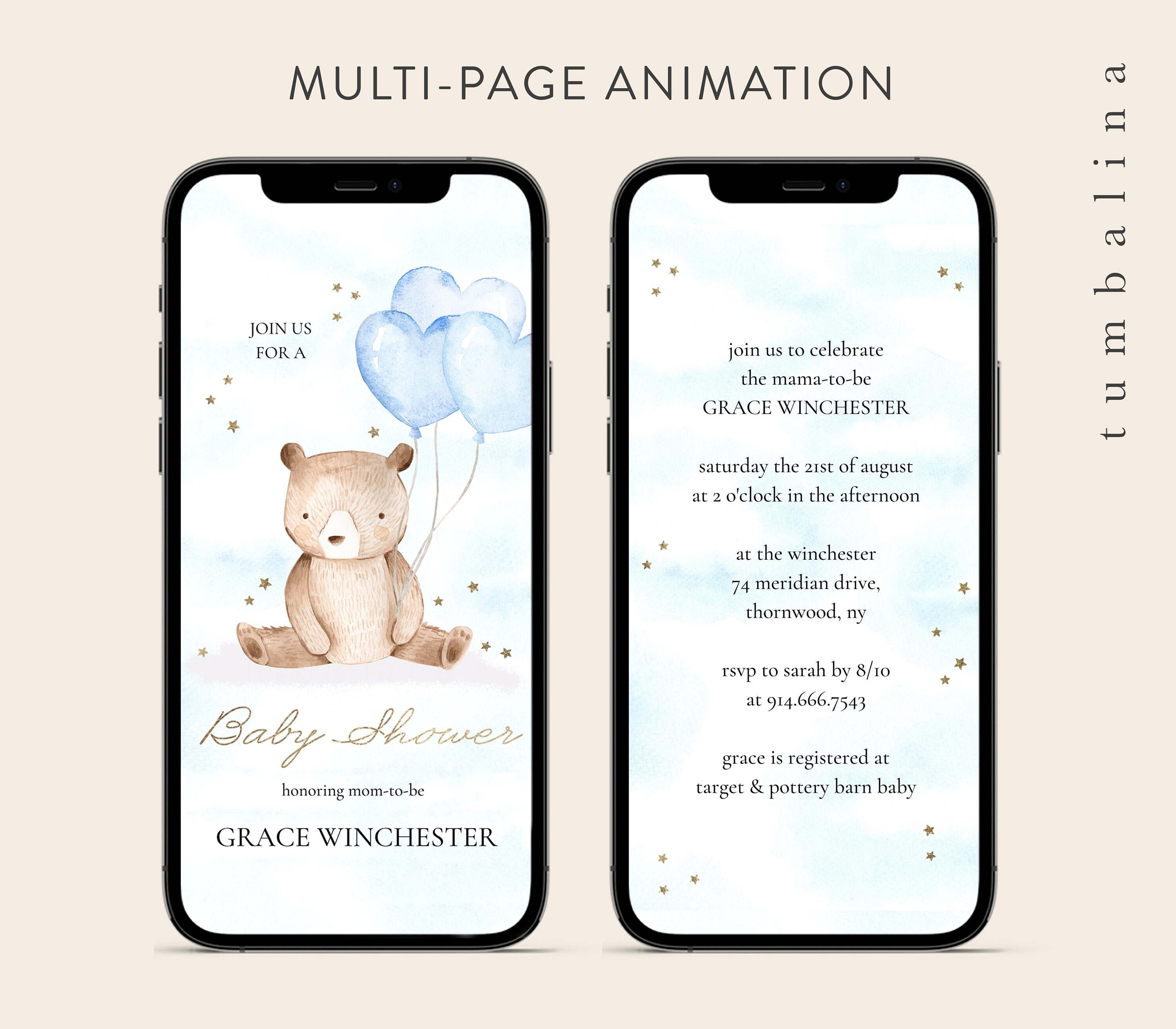 Baby Shower Invitation Animated Ecard Baby Shower Electronic Invite