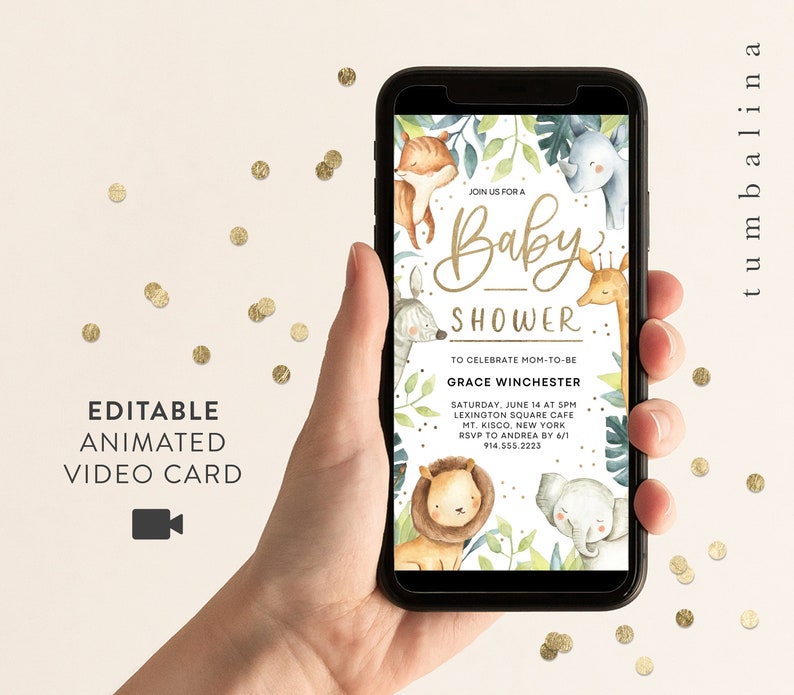 Baby Shower Invitation Animated Ecard Baby Shower Electronic Invite