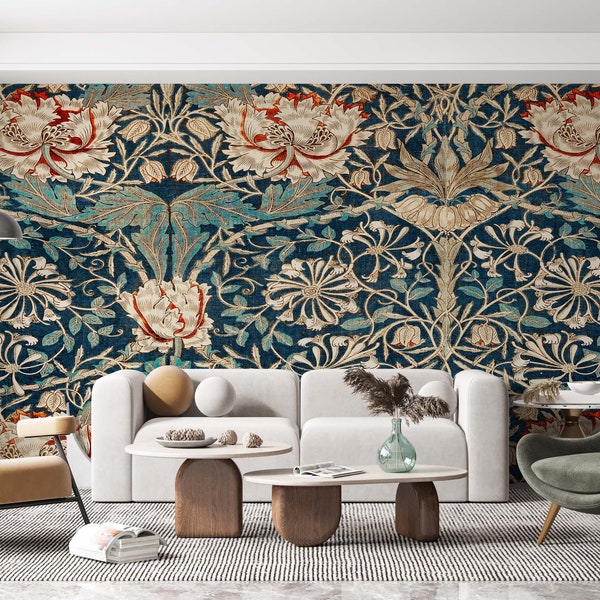William Morris Removable Wallpaper - Etsy