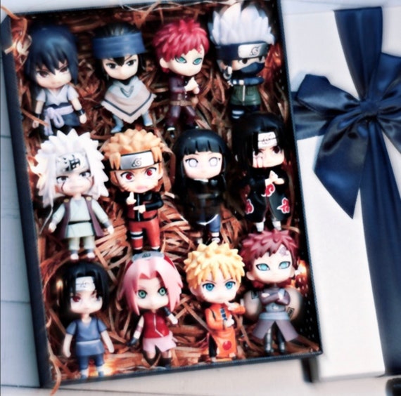 Anime Figures 12 Piece NARUTO Figure Set Anime Plushies Etsy