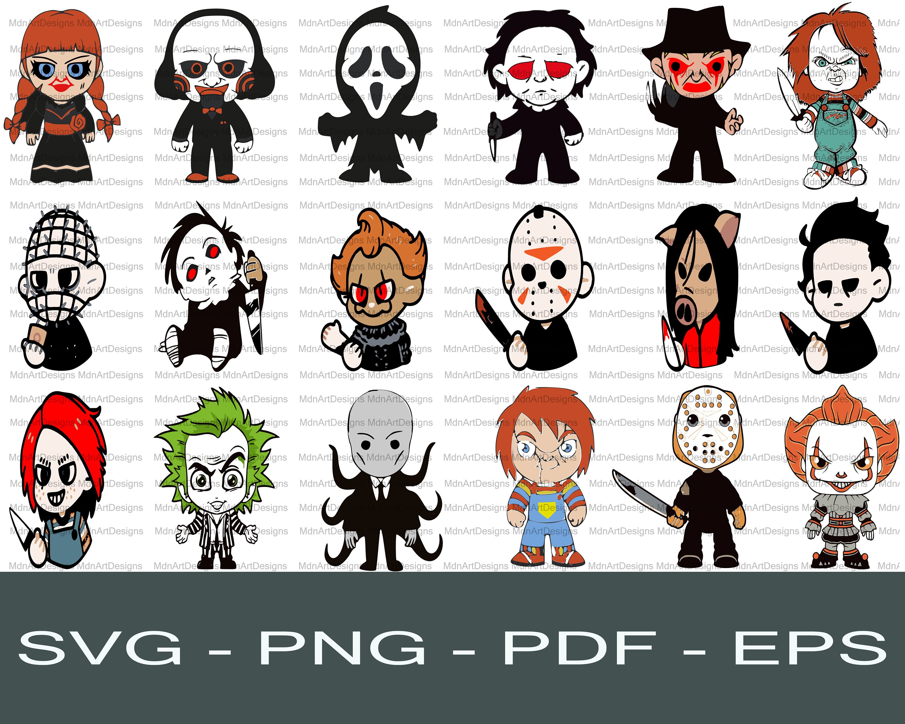 Horror Movie Svg - Etsy
