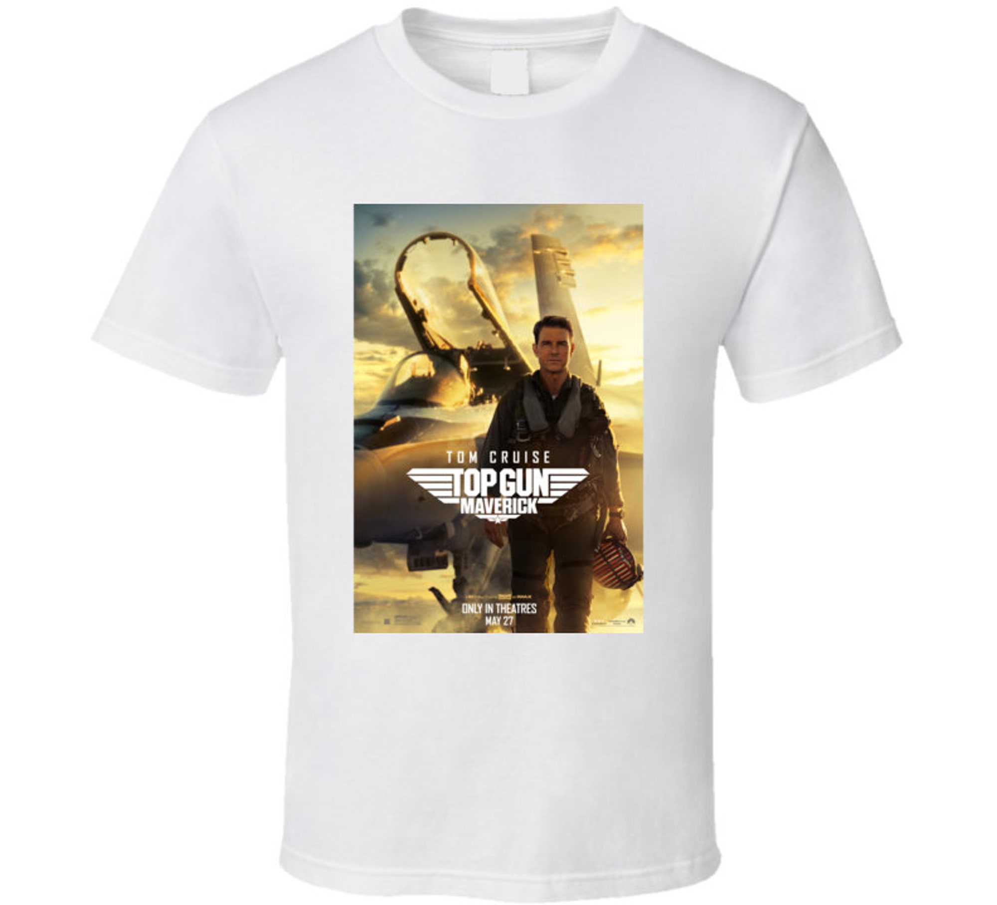 Discover Tom Cruise Top Gun Maverick Jets Flying Navy Pilot Movie 2022 New Film T Shirt
