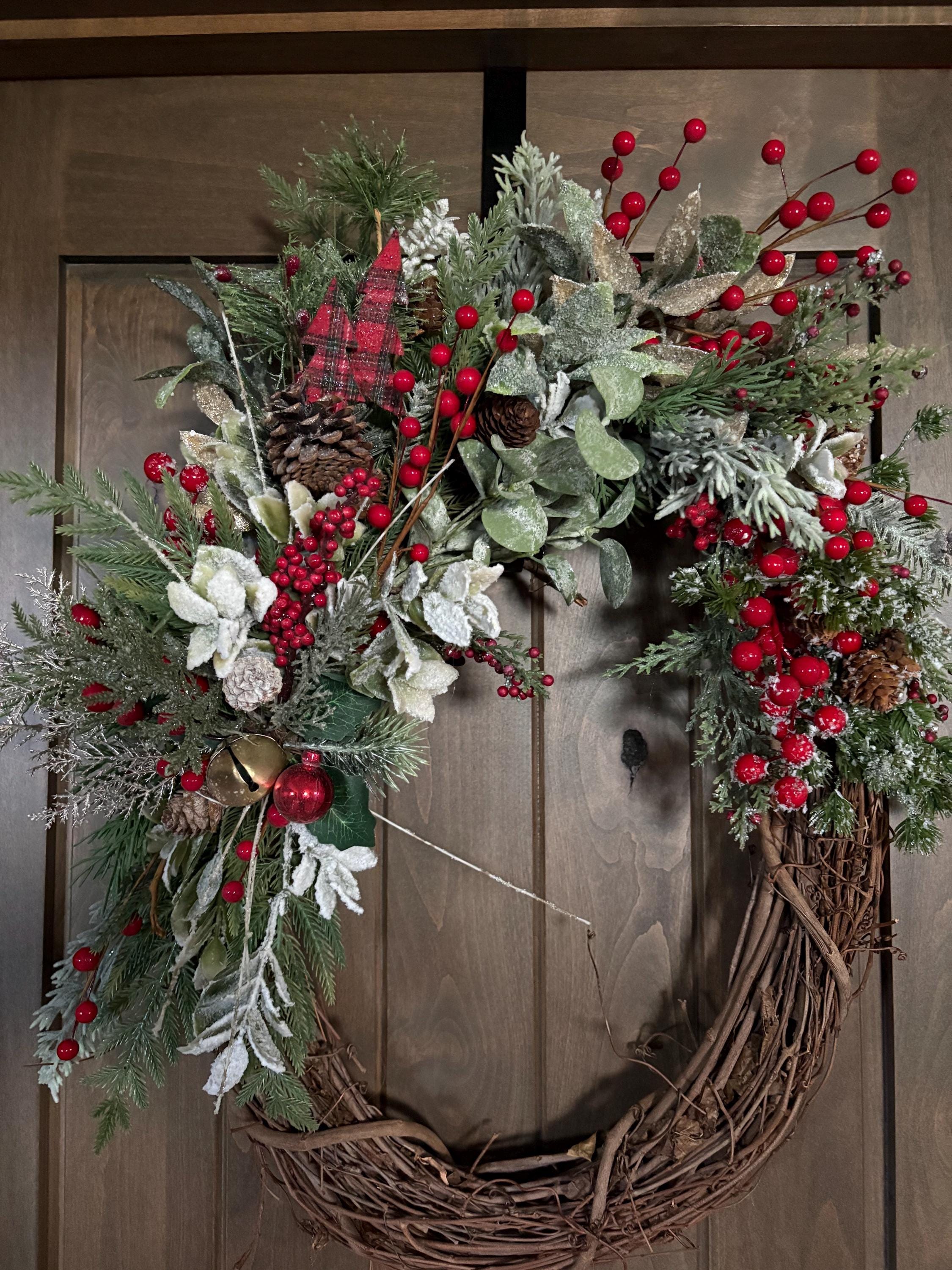 X Large Winter Wreath - Etsy