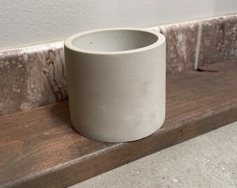 Modern Cement Planter: Minimalist Indoor Decor, Air Plant Holder