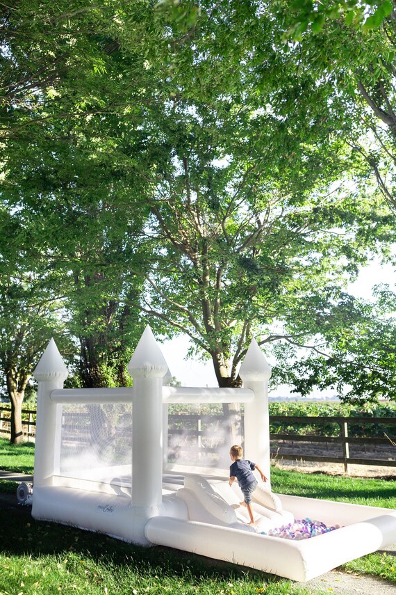 Mini White Ball Pit Bounce House Ball Pit Bounce House Etsy Denmark