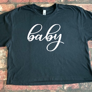 baby crop top customizable submissive inspired shirt