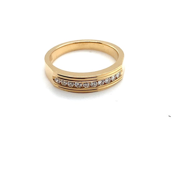 Gold and Diamond Ring - image 2