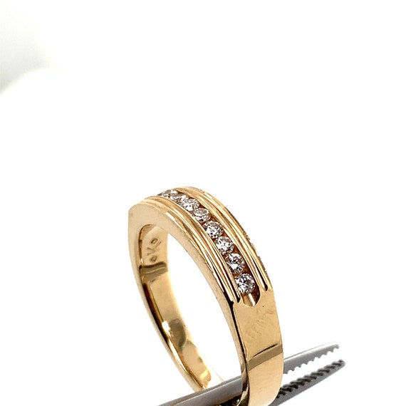 Gold and Diamond Ring - image 4