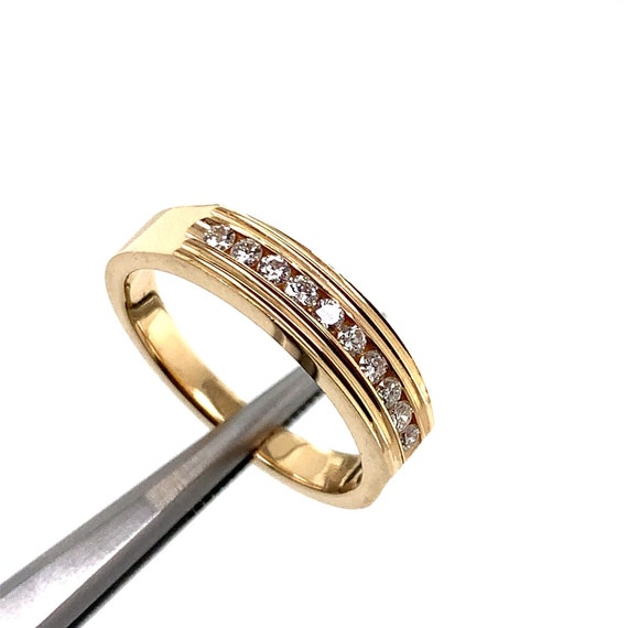 Gold and Diamond Ring - image 1