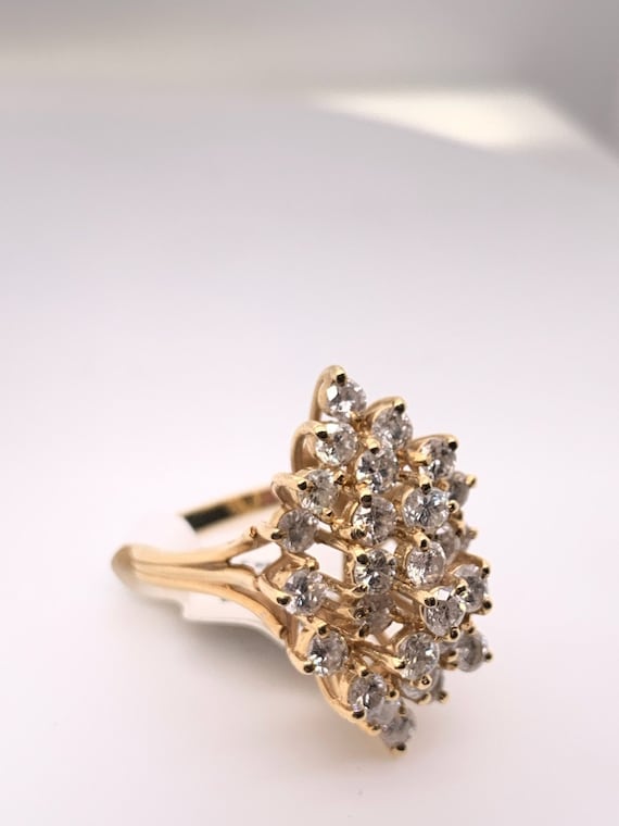 Vintage Diamond Ballerina Ring