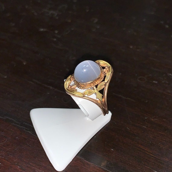 10k Rose Gold and Star Sapphire Ring - image 5