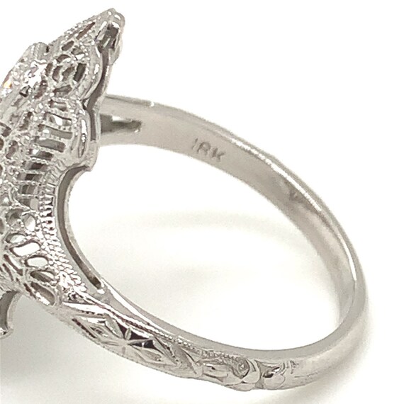 Art Deco Style Diamond Ring - image 6