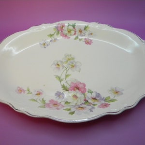Vintage Homer Laughlin Serving Platter Viginia Rose
