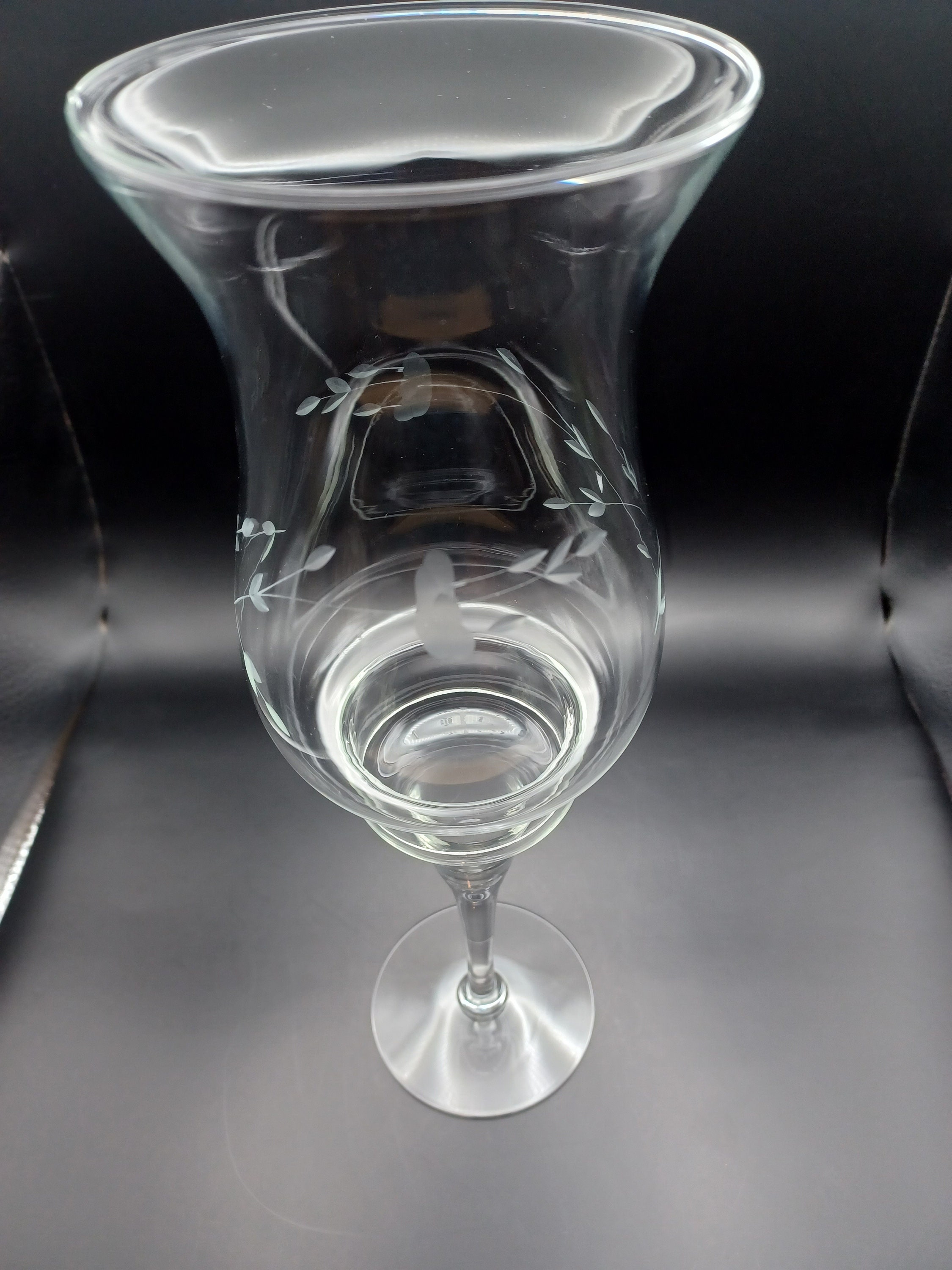 Vintage Princess House Hurricane Lamp Candle Holder Etched Etsy