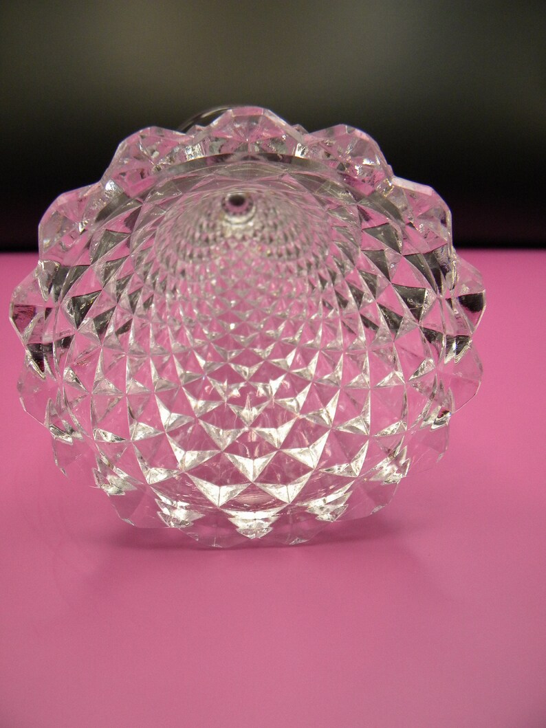 Diamond Cut Lead Crystal Vase Made Exclusively for Princess Etsy
