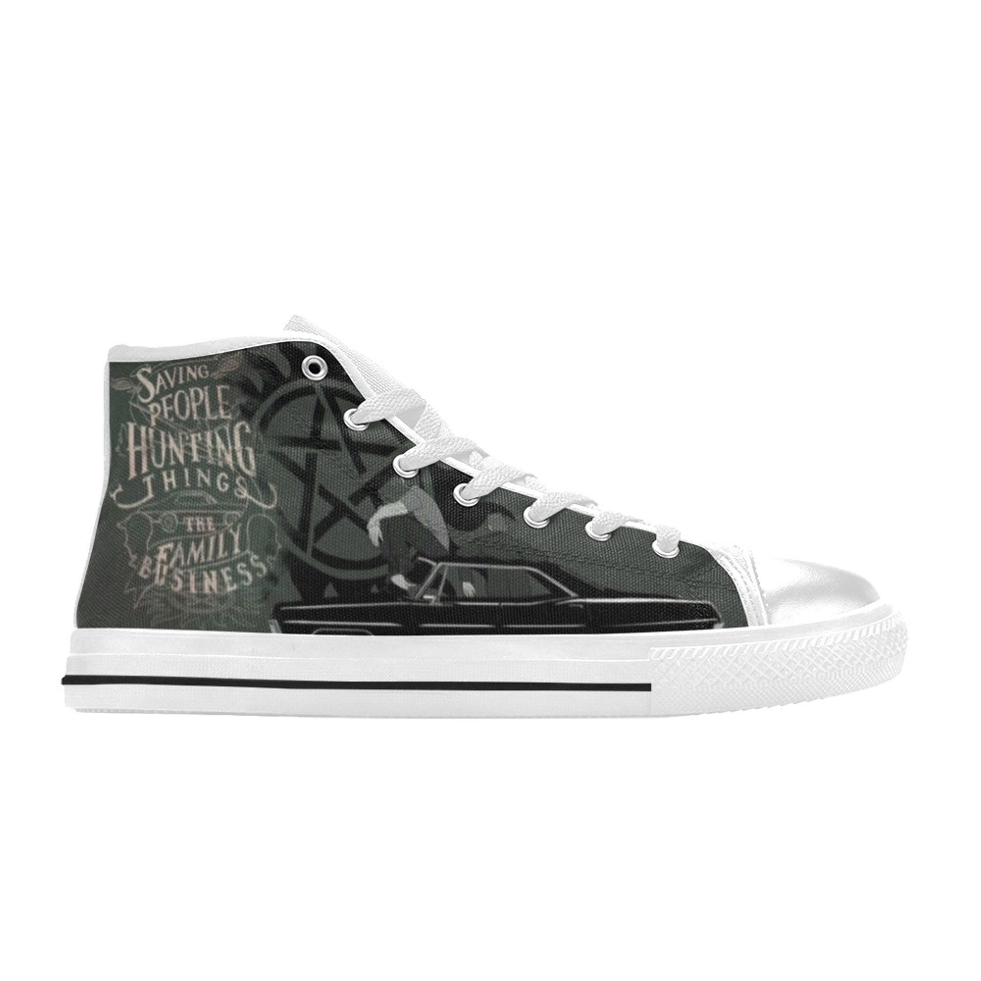 Supernatural Shoes Custom Unisex Adult Shoes, Canvas Shoes High Top