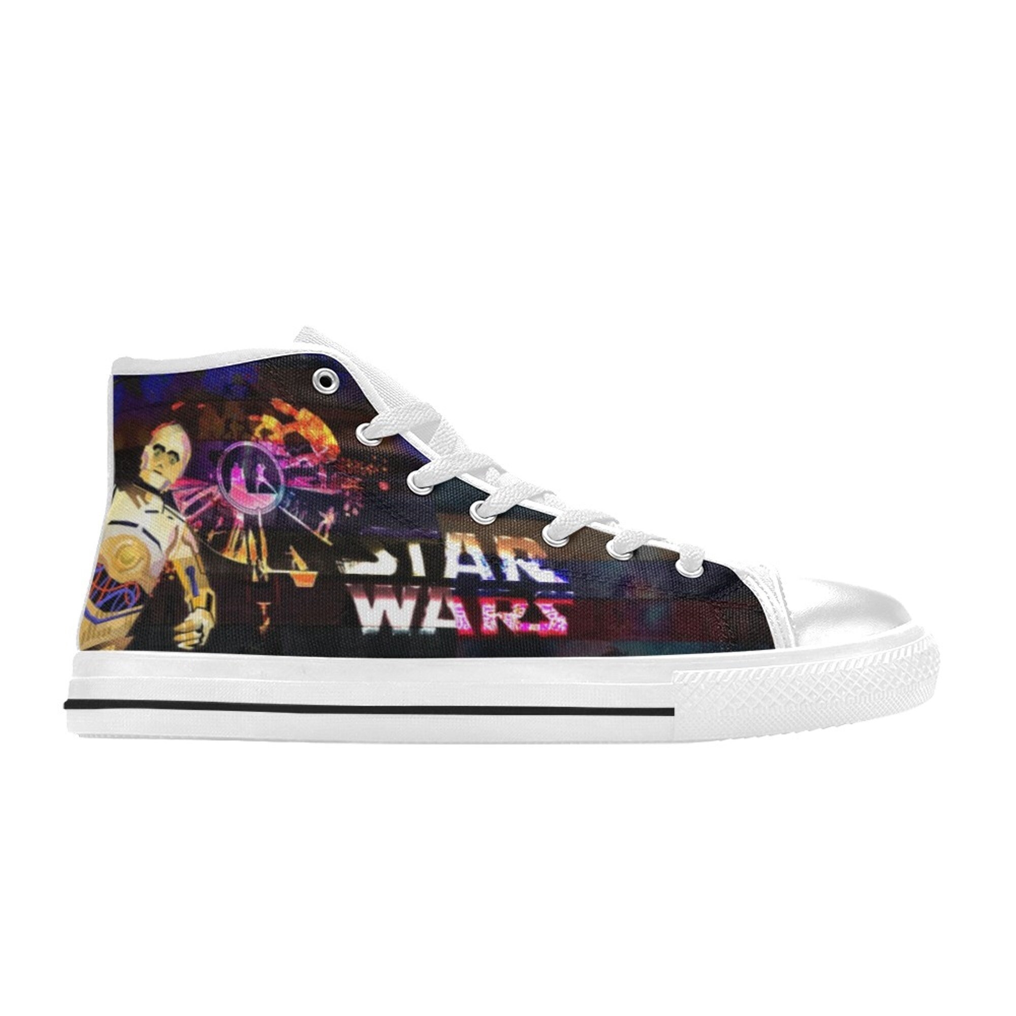 Star Wars Shoes Custom Unisex Adult Shoes, Canvas Shoes High Top