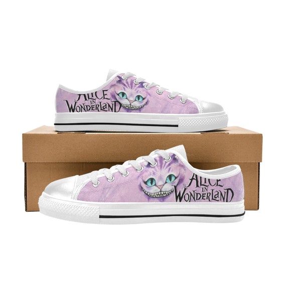 Alice in Wonderland Cheshire Cat Low Top Shoes Custom Unisex Kids