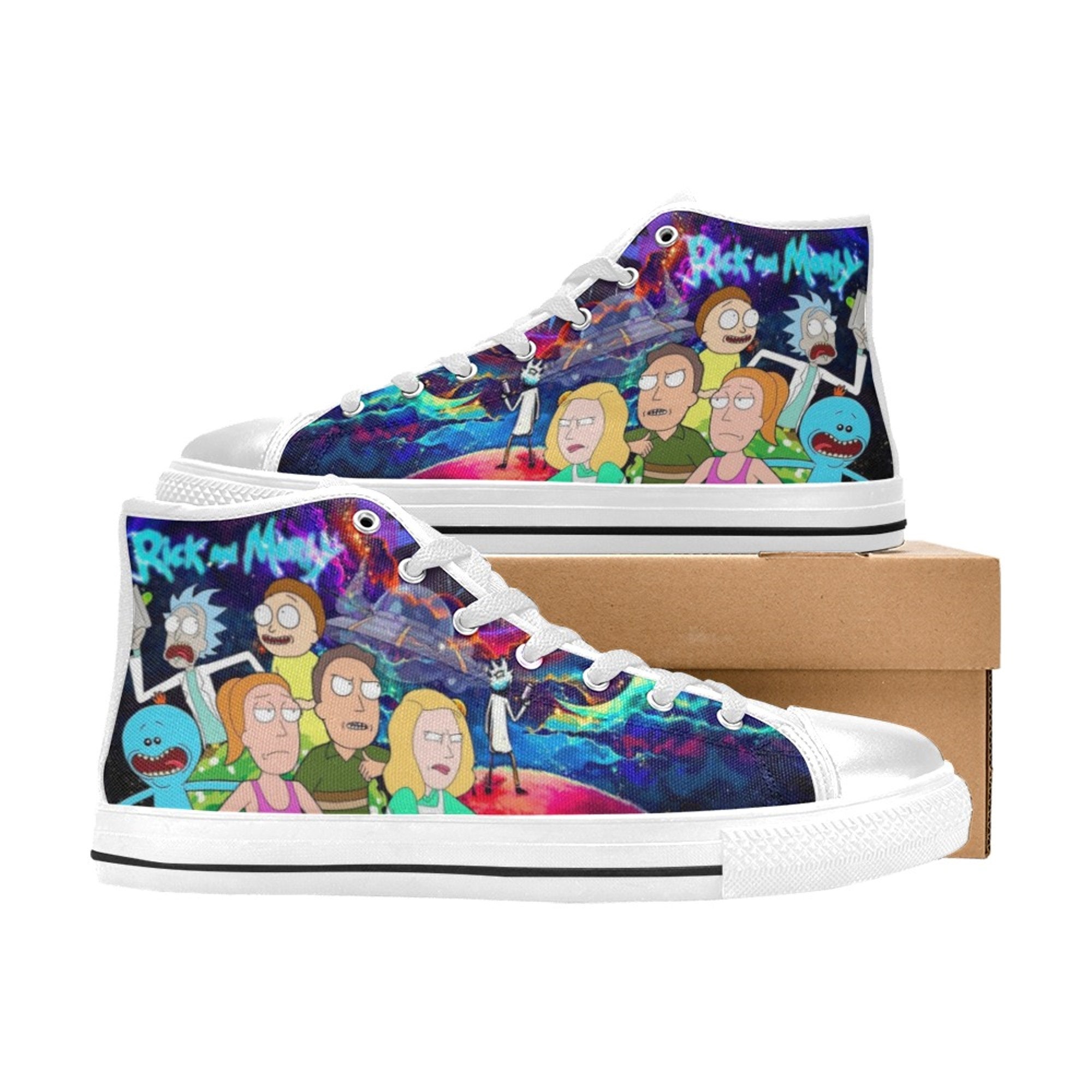 Rick And Rickandmorty High Top Sneakers