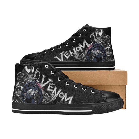 VENOM High Top Shoes Custom Unisex Kids and Adult Shoes Etsy