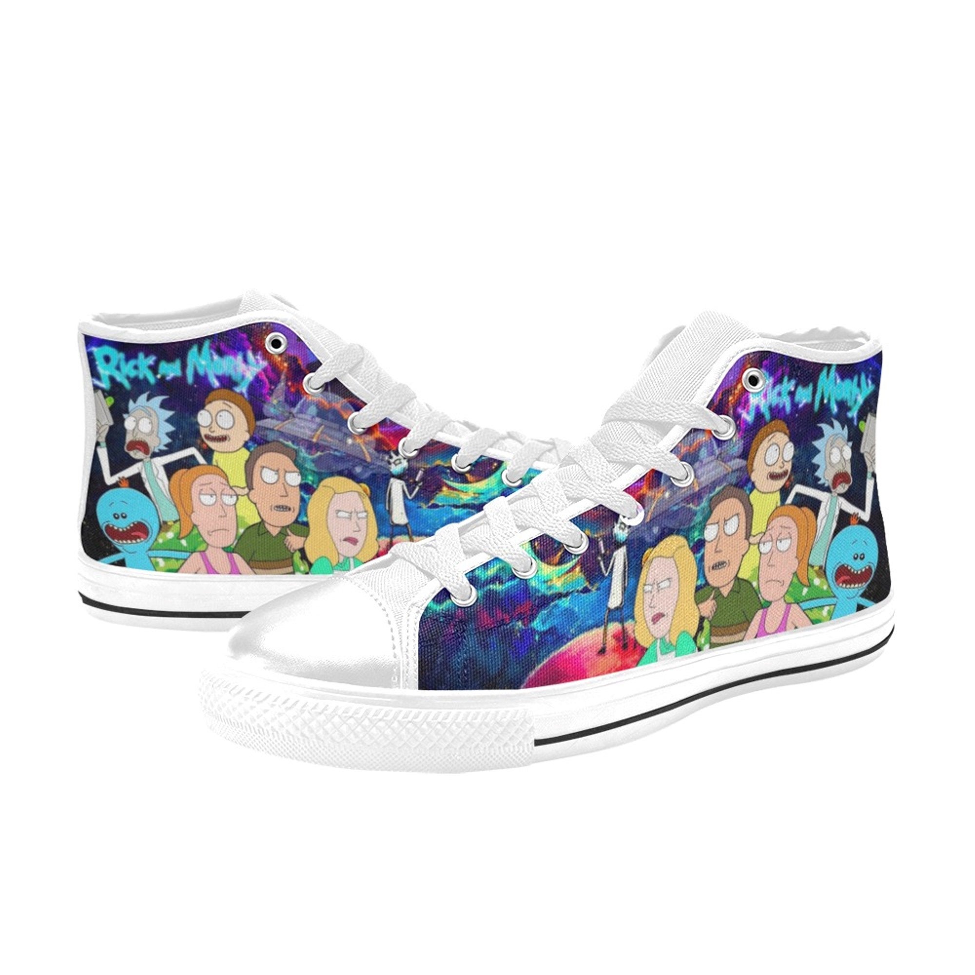 Rick And Rickandmorty High Top Sneakers