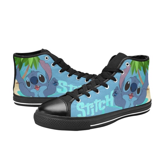 Scarpe alte non ufficiali Lilo & Stitch, scarpe unisex personalizzate per  bambini e adulti -  Italia