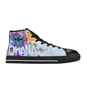 Stitch High Top Shoes, Custom Unisex Kids and Adult Shoes - Etsy