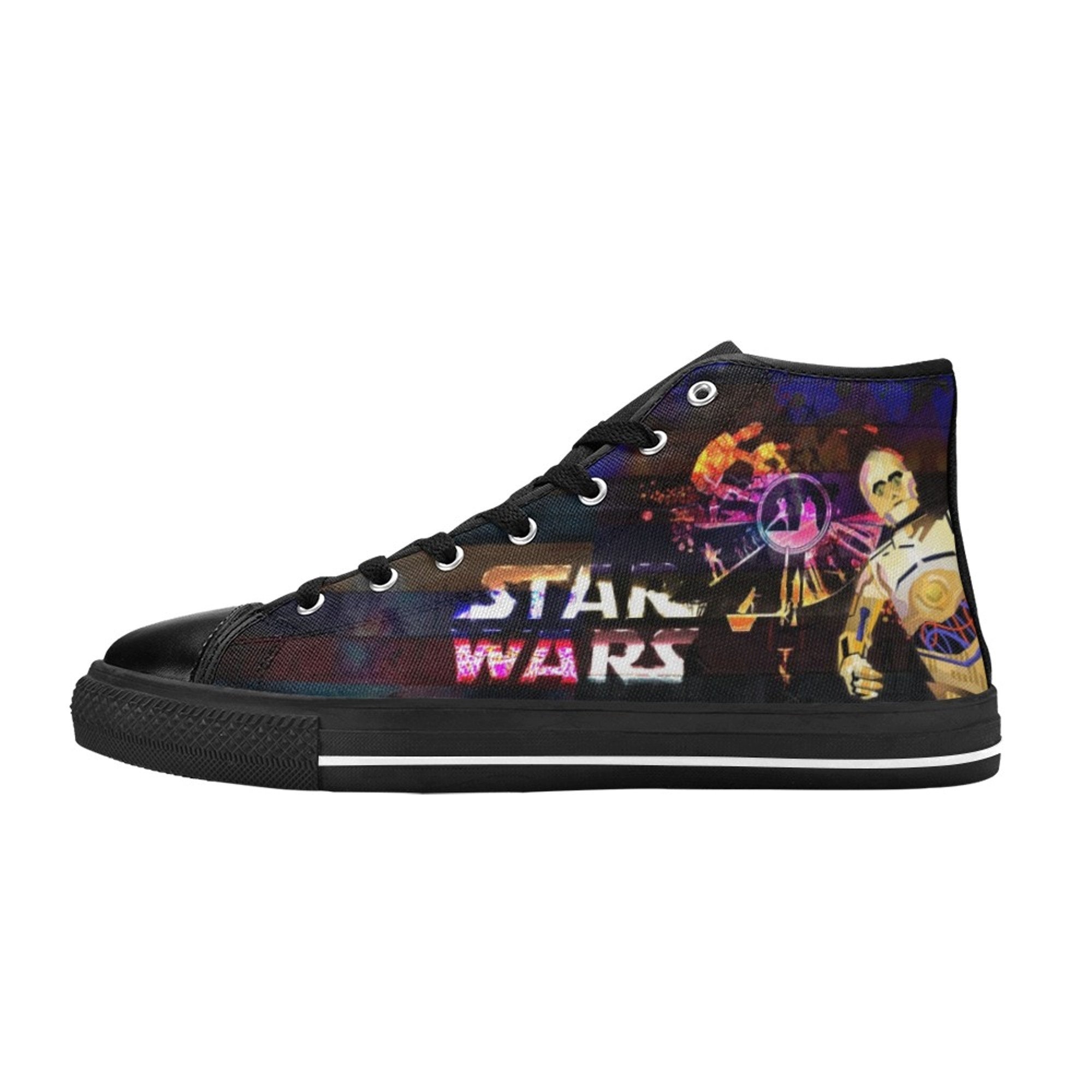 Star Wars Shoes Custom Unisex Adult Shoes, Canvas Shoes High Top