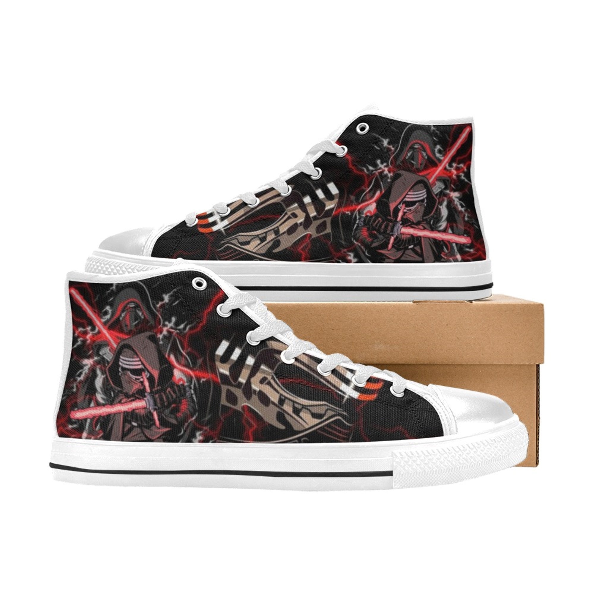 Star Wars Darth Vader Shoes Custom Unisex Adult Shoes, Canvas Shoes High Top