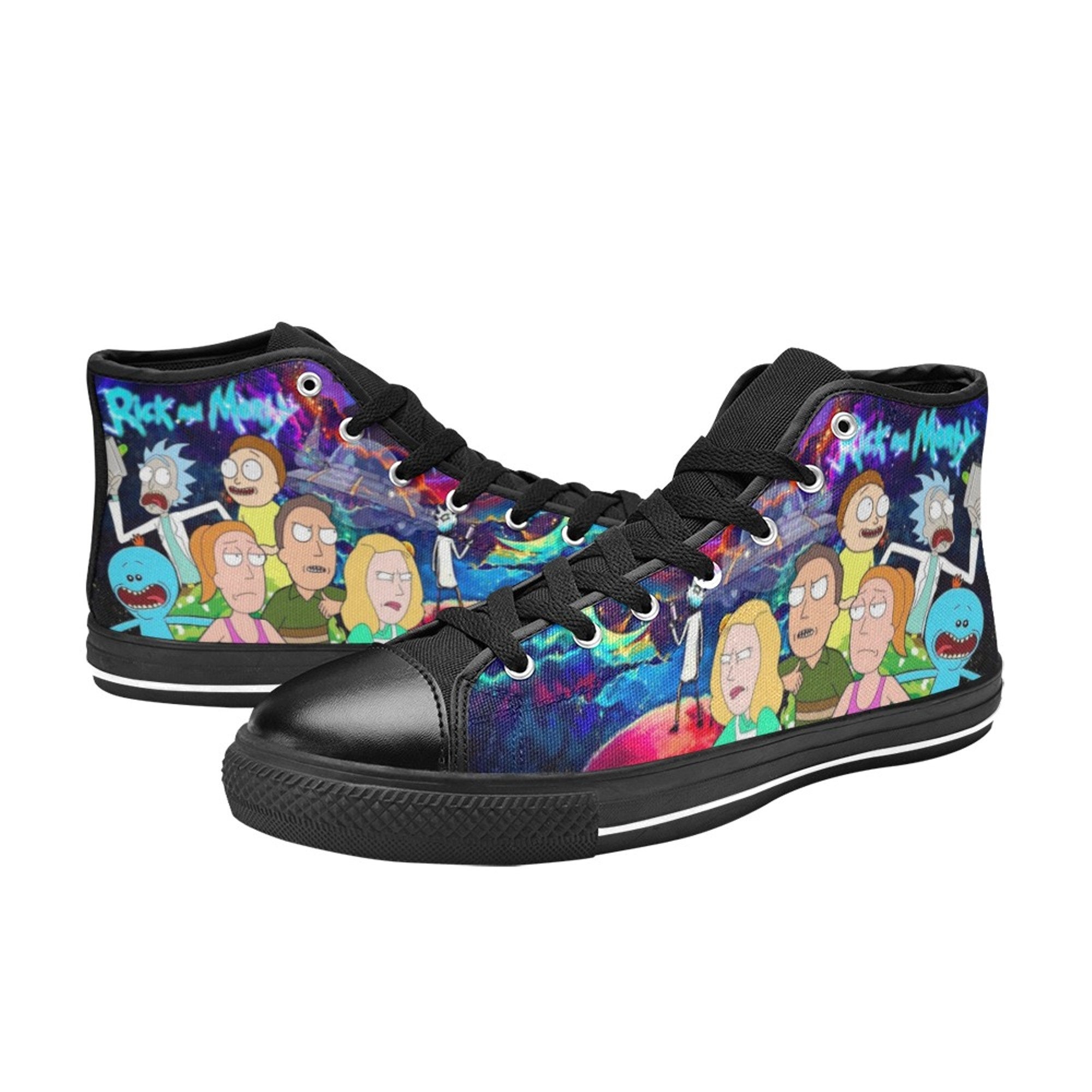 Rick And Rickandmorty High Top Sneakers