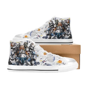 Star Wars Shoes Custom Unisex Adult Shoes, Canvas Shoes High Top