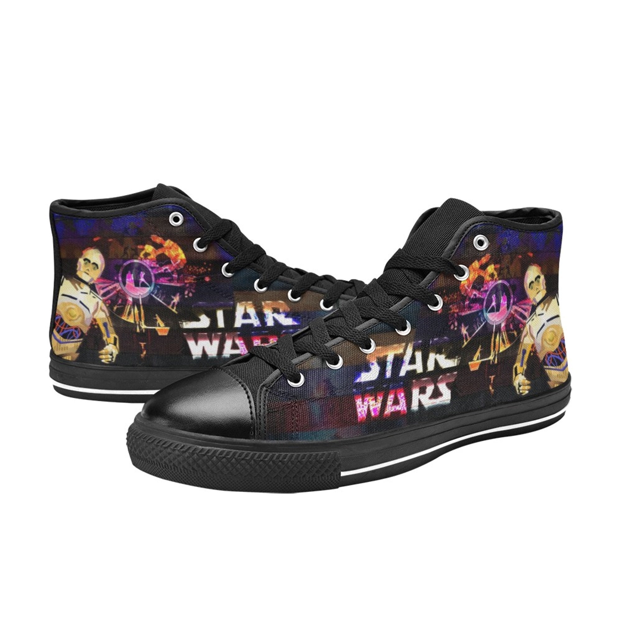 Star Wars Shoes Custom Unisex Adult Shoes, Canvas Shoes High Top