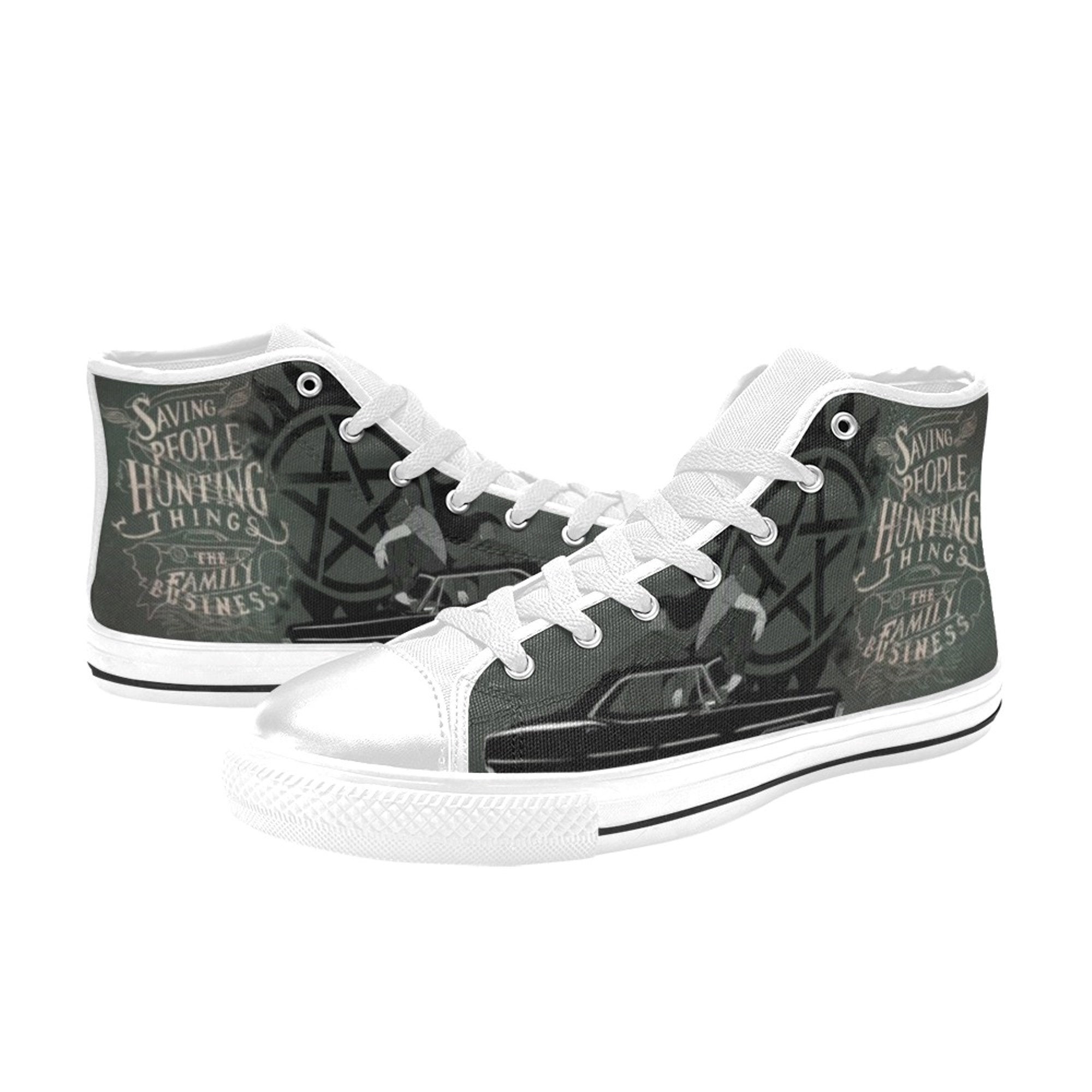 Supernatural Shoes Custom Unisex Adult Shoes, Canvas Shoes High Top