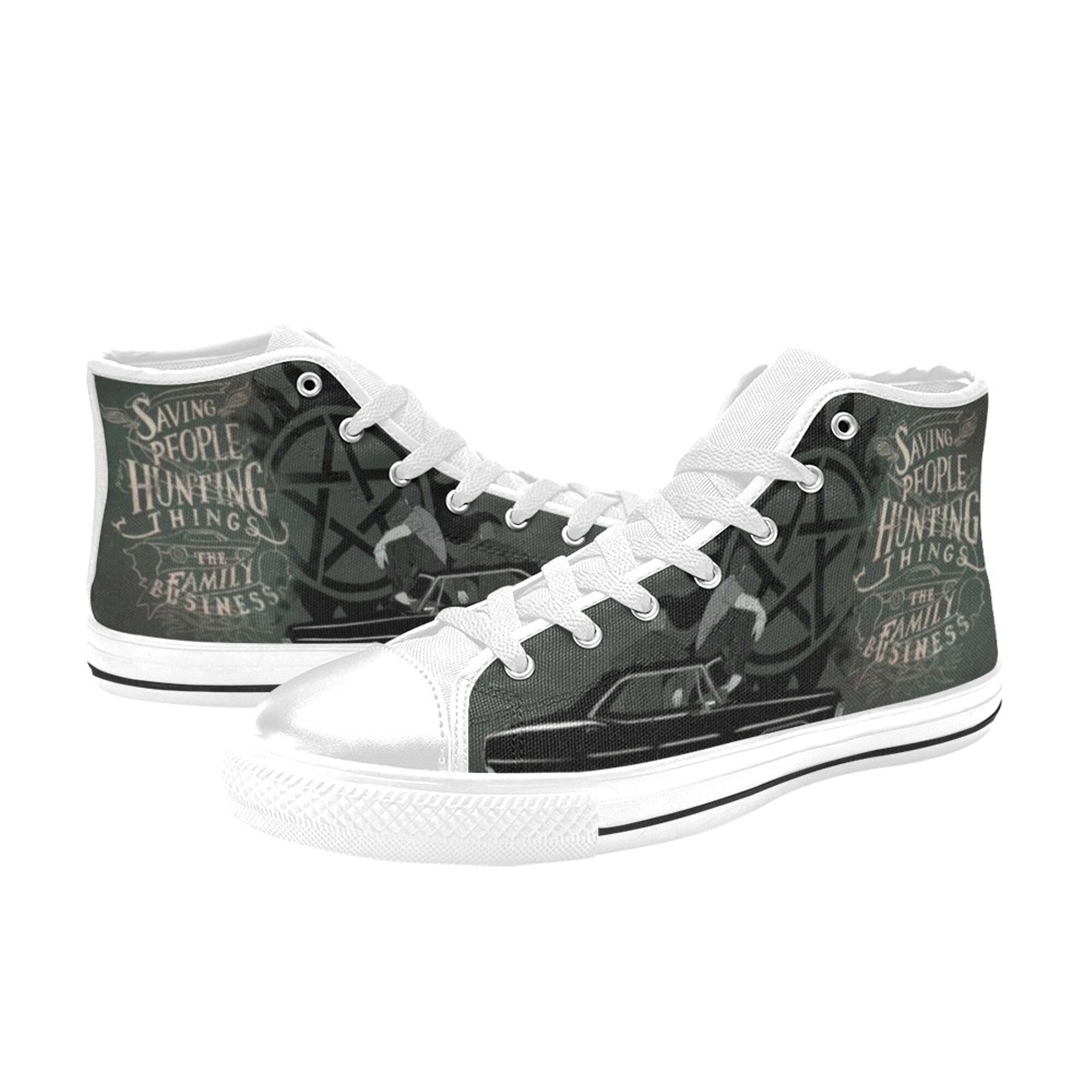 Discover Supernatural Shoes Custom Unisex Adult Shoes, Canvas Shoes High Top