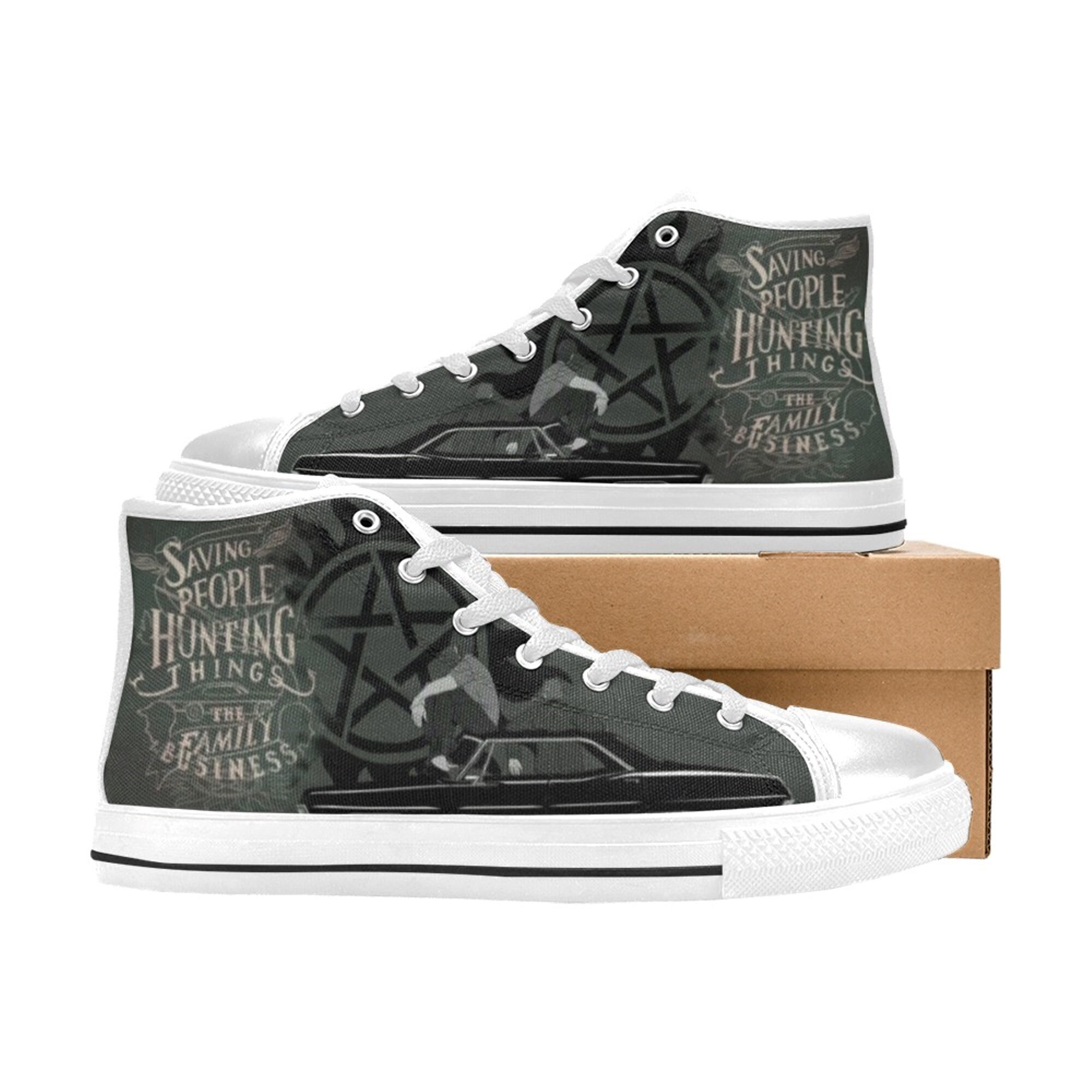 Discover Supernatural Shoes Custom Unisex Adult Shoes, Canvas Shoes High Top