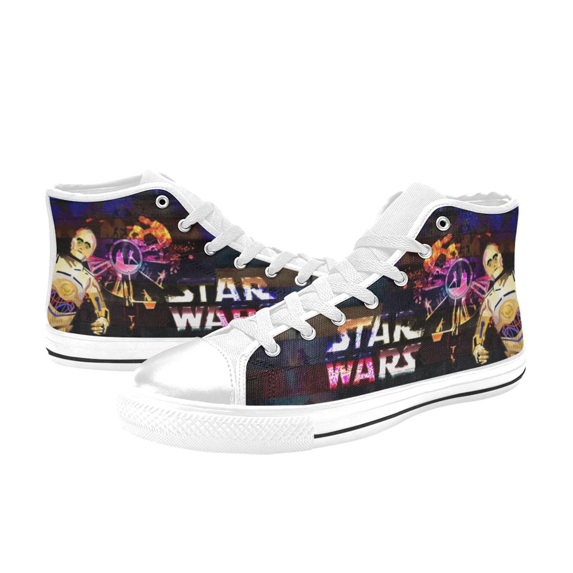 Star Wars Shoes Custom Unisex Adult Shoes, Canvas Shoes High Top