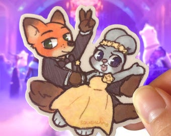 Young Judy Hopps Sticker | Zootopia | Waterproof Vinyl Sticker - Etsy