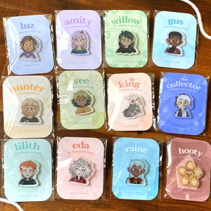 TOH Boiling Isles friends! | Acrylic pins