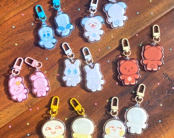 NCT Dream Doll Charms - Double-sided Epoxy Acrylic Keychains | dream()scape, dreamscape, 7dream, dreamzen