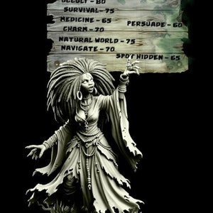 Swamp Witch--Moonlite Bayous: Cthulhu Characters
