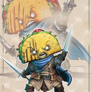 Taco Swordsman--Food Fight!