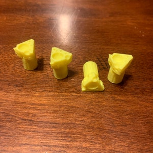 Cheesehead Cheese Head Tire valve stem cap cover pack set of 4 caps Packers