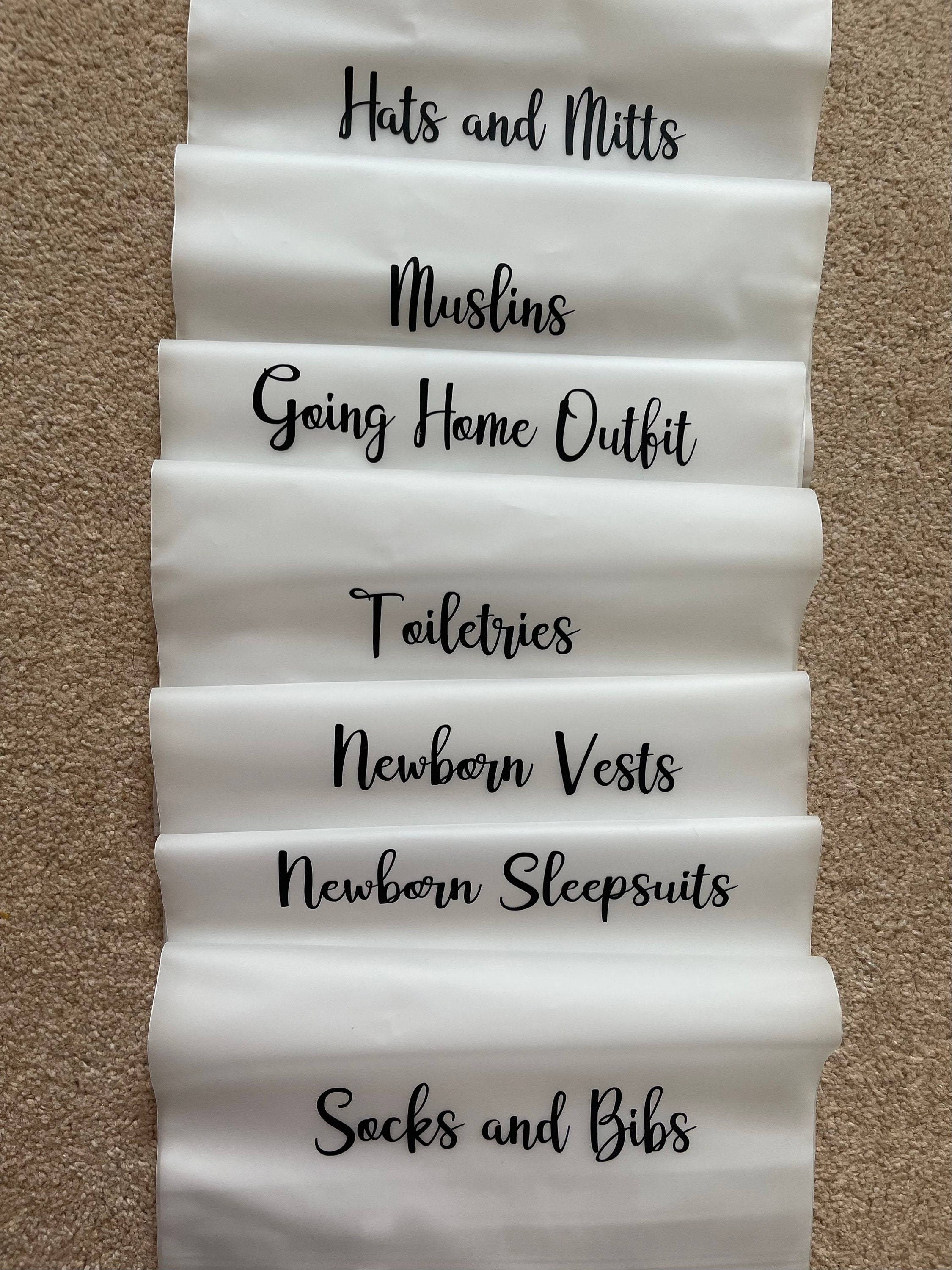 Hospital Organiser Bags / Maternity / Storage / Organisation / Etsy UK