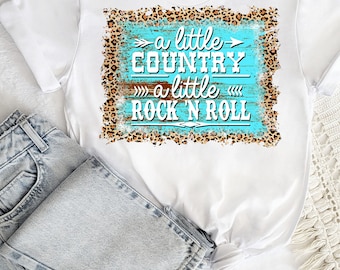Country Rock and Roll Leopard Print Design (Digital Download)