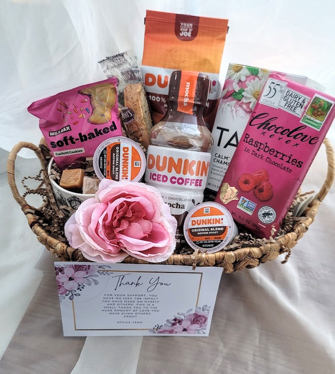 Custom Coffee Thank You Gift, Unique Coffee Gift Basket Ideas, Espresso