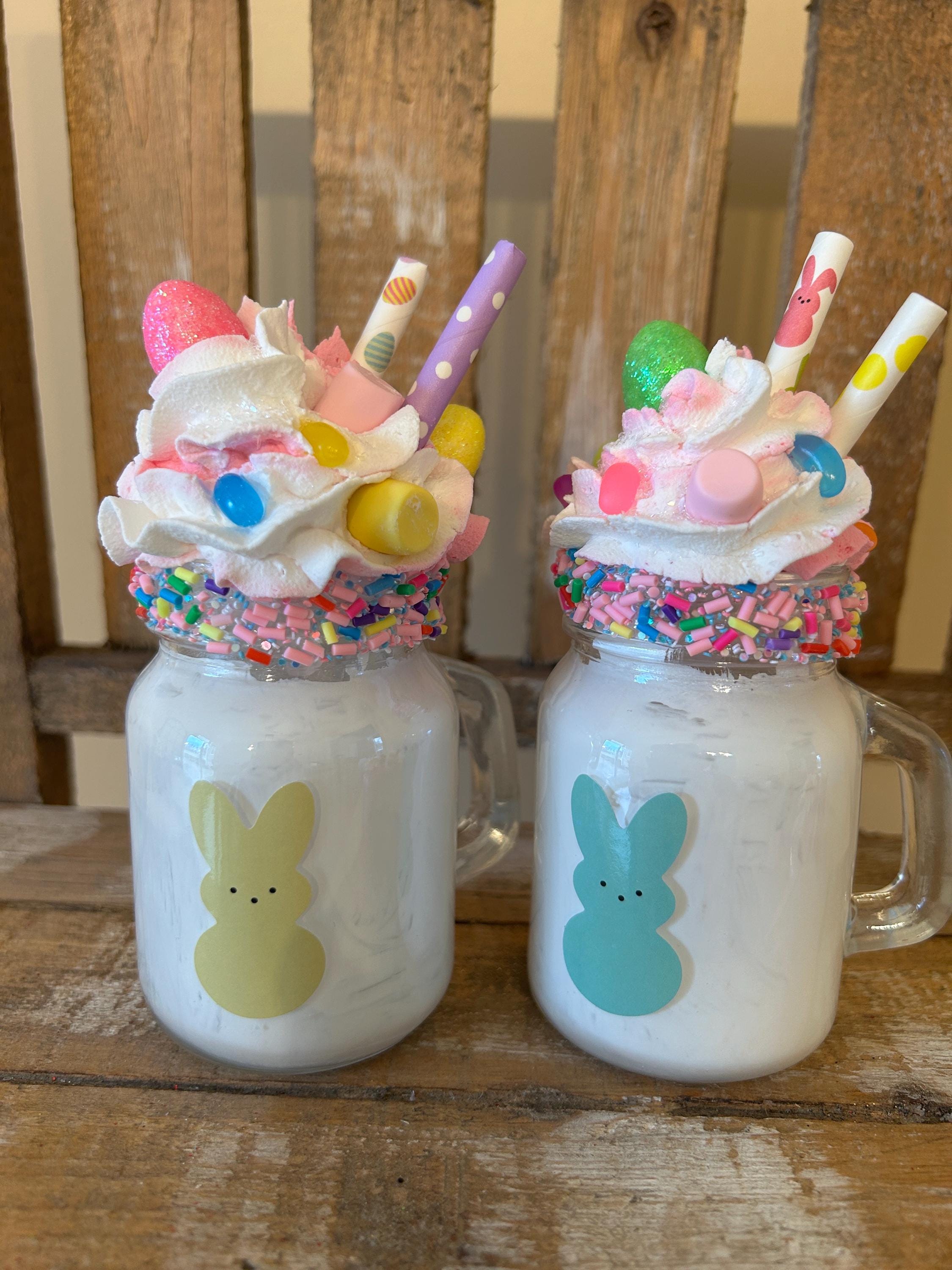 Faux Mini Milkshakes - Etsy