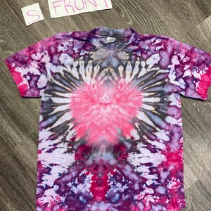 Heart Tie Dye Small